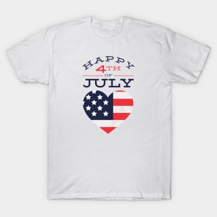 indenpendence day Heart T-Shirt